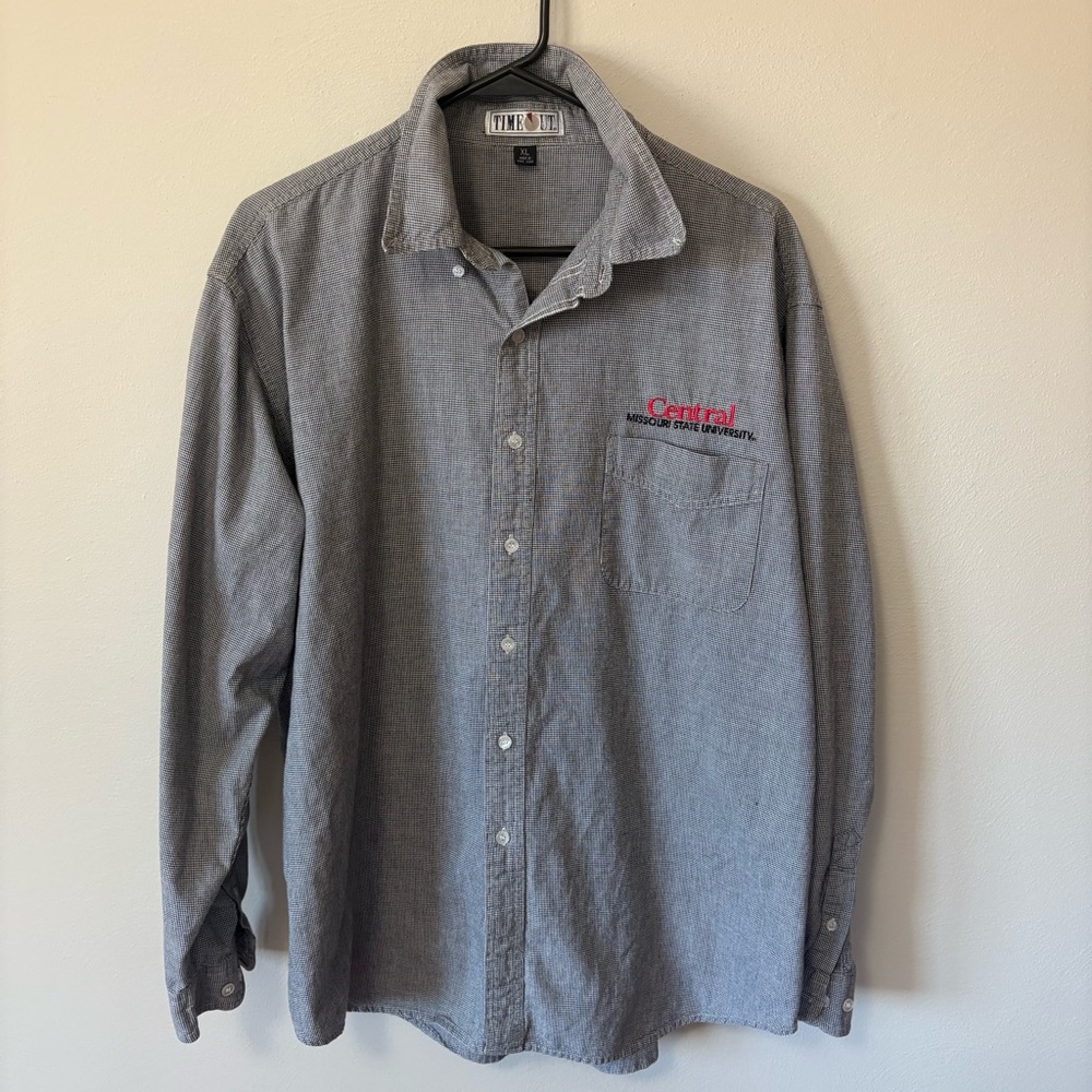 Vintage UCM Gingham Button Down CMSU